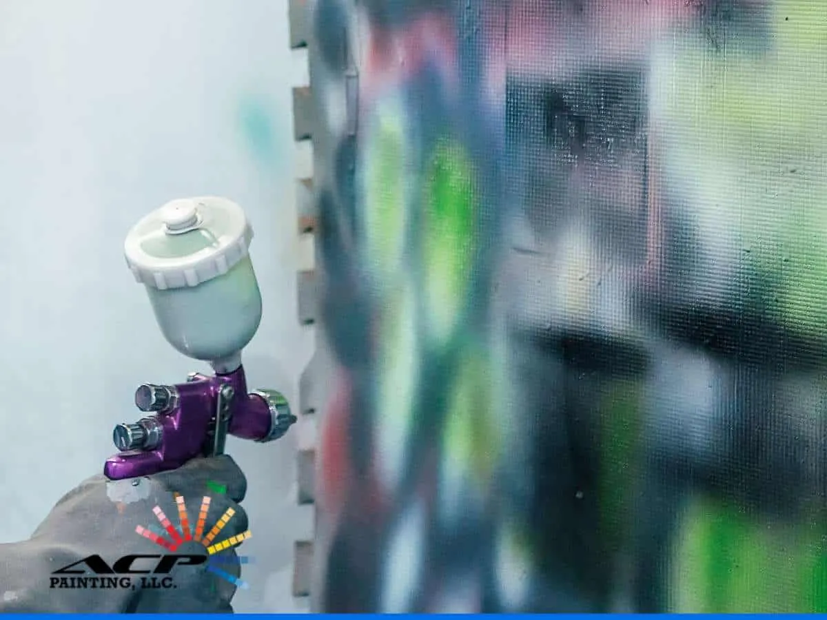 Professional applying Electrostatic Painting for a smooth, durable finish on an industrial surface