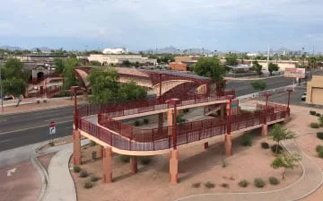 Metal stair and spiral stair painting in Tempe, AZ