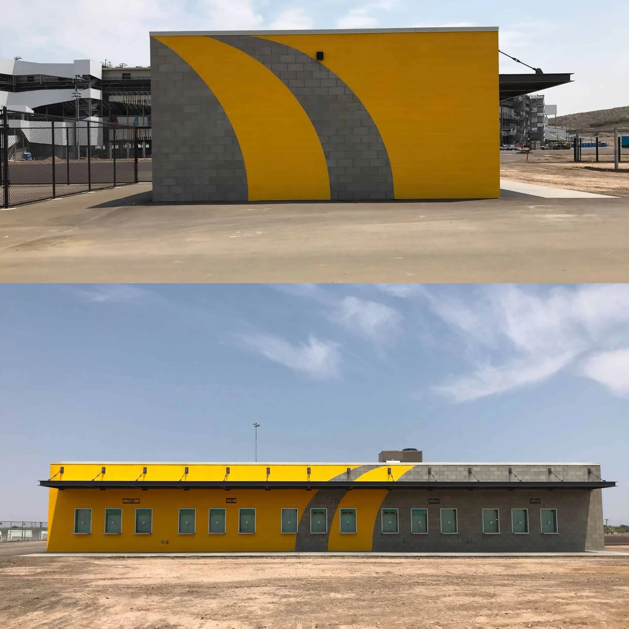 Commercial building painted by ACP Painting