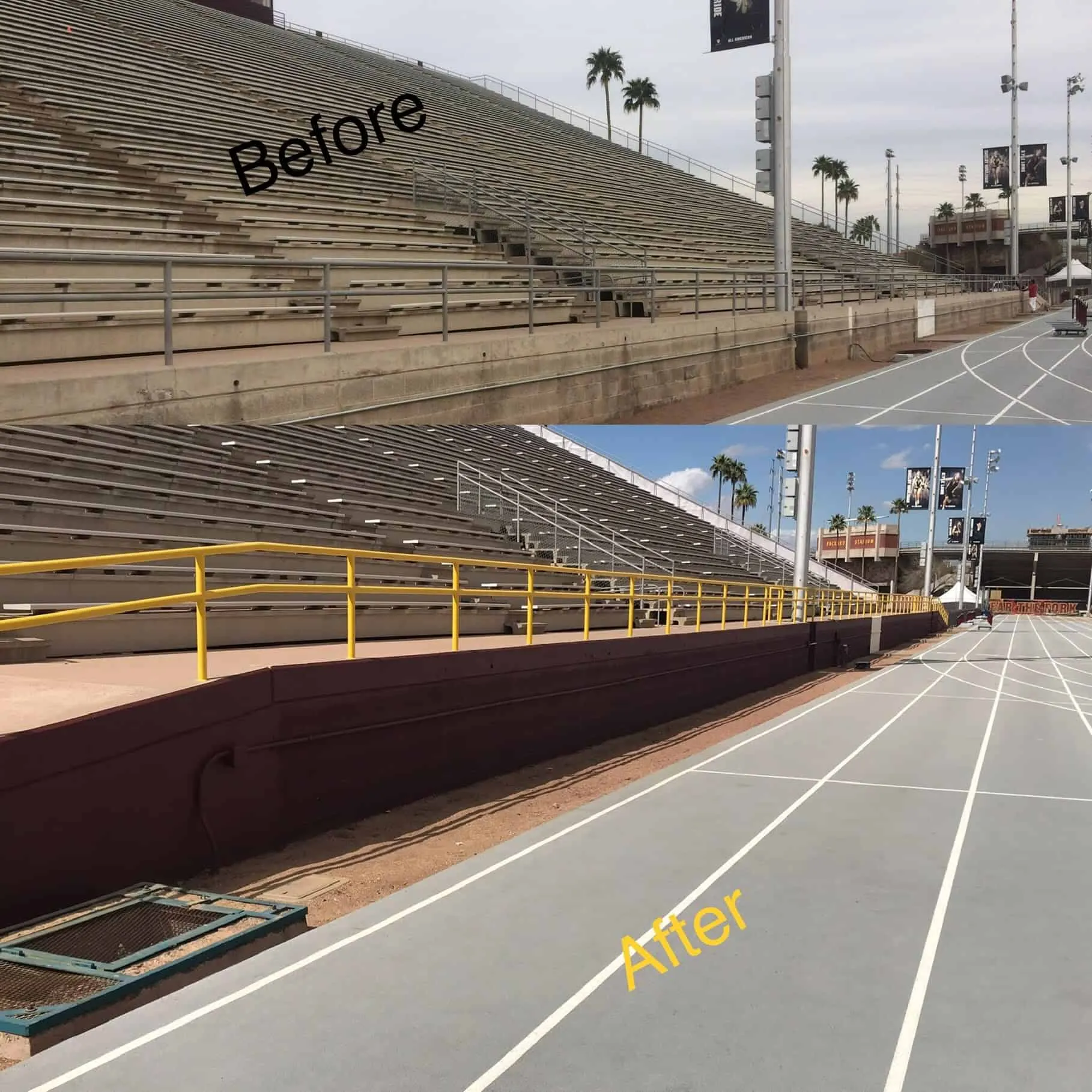 Painted commercial property exterior by ACP Painting