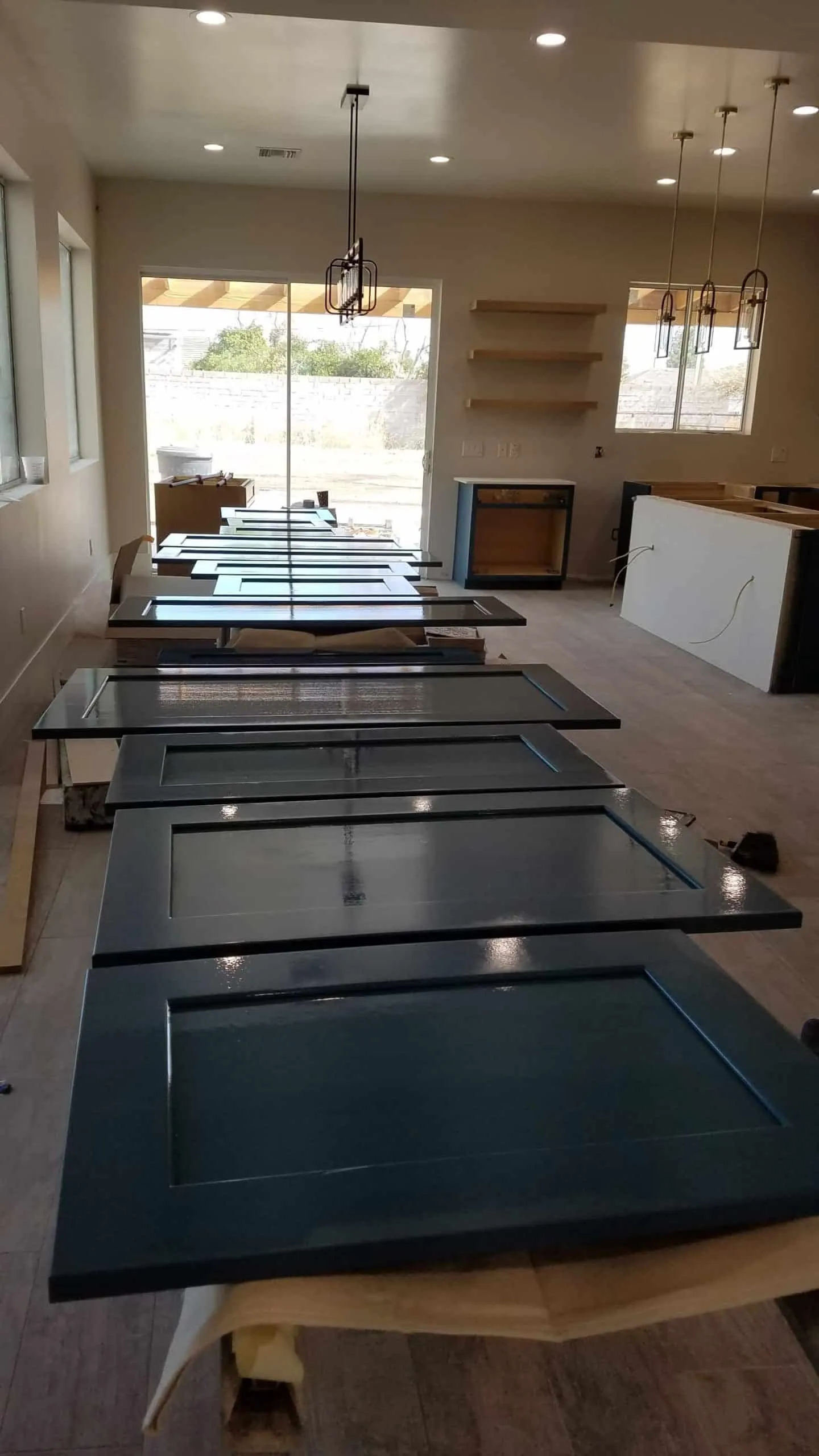 painted cabinets