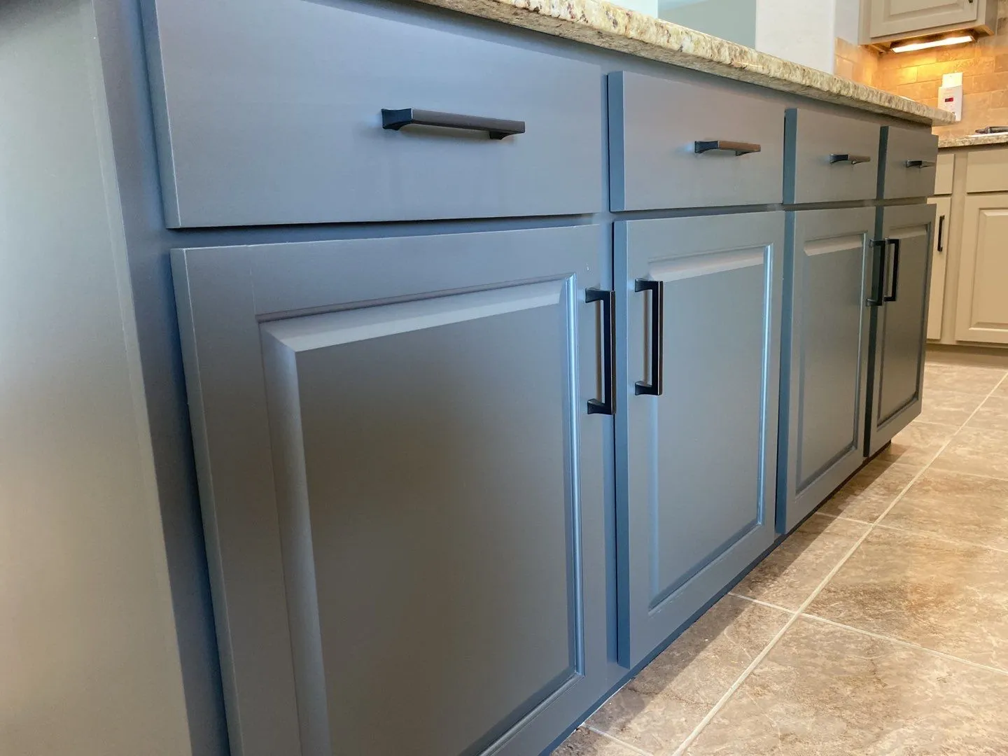 close up kitchen cabinets