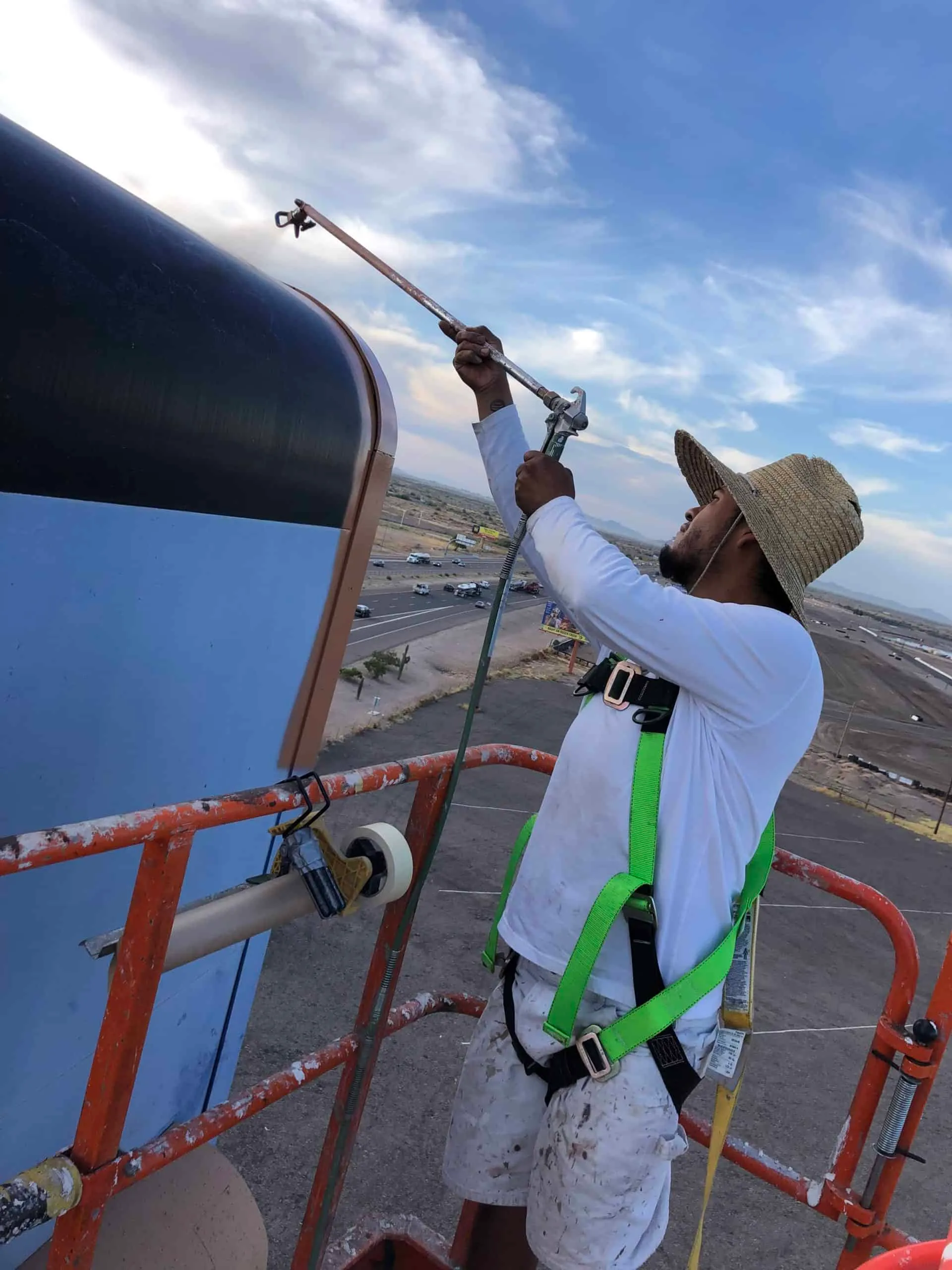 Freshly painted commercial space in the Phoenix Valley