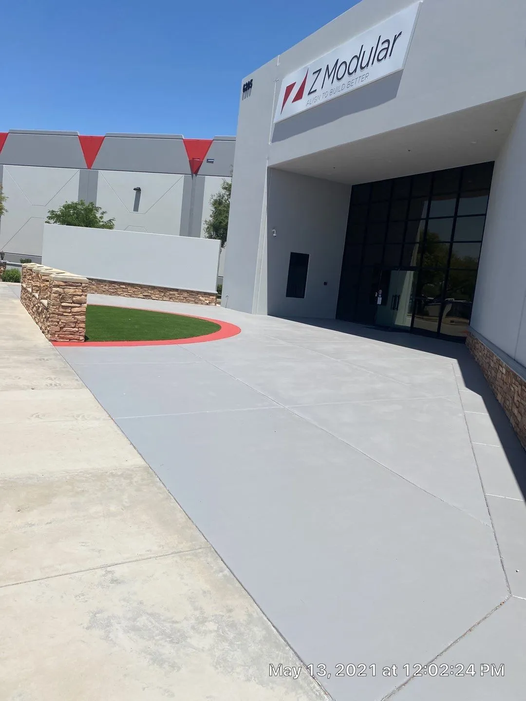 Commercial building painting project in the Phoenix Valley