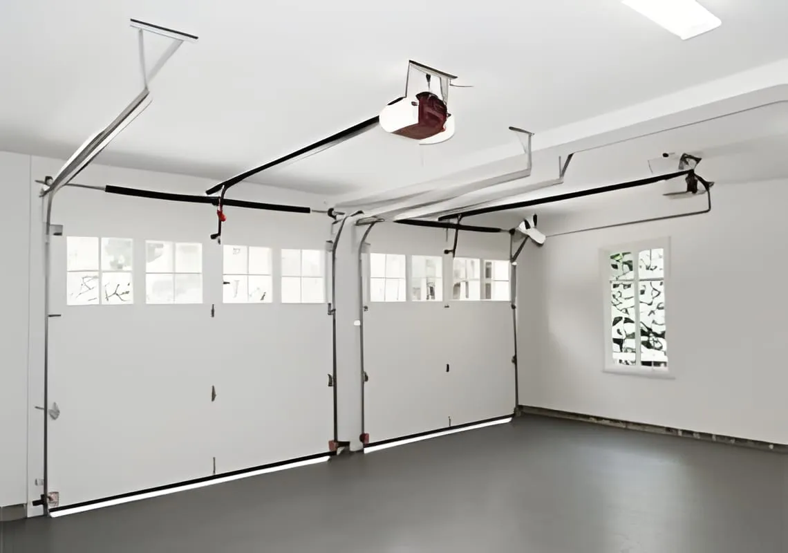 2-Car Luxury Home Garage In Arizona With A Brand New Paint Job