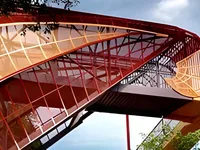 Painting services on a public metal structure