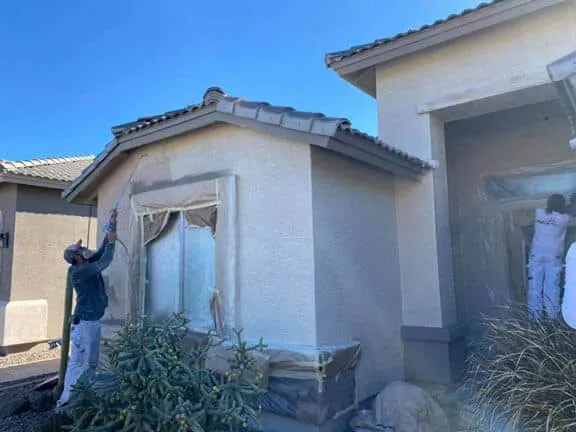 Expert drywall and stucco repair on a wall
