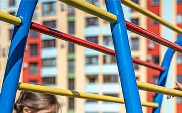 Metal playground equipment painting in Gilbert, AZ