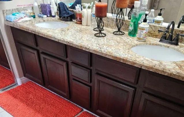 Protect your bathroom cabinets from moisture and wear in Queen Creek