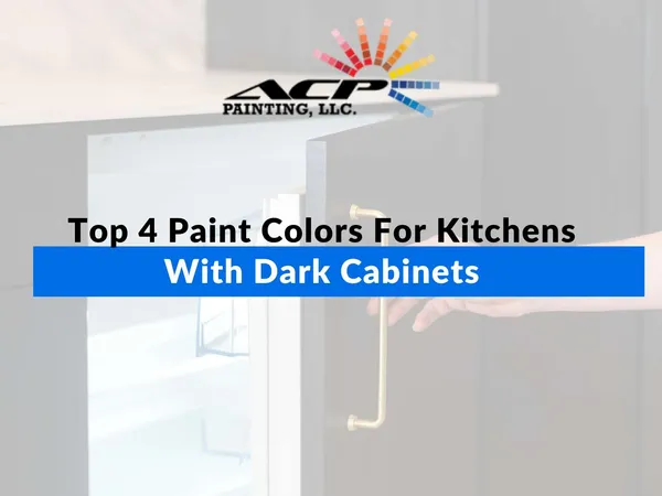 Top 4 Paint Colors For Kitchens With Dark Cabinets